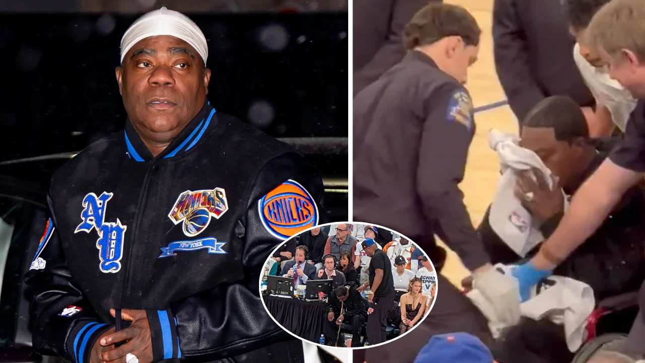 SAD NEWS: Tracy Morgan was wheeled away in a wheelchair after suffering a serious medical incident on the courtside at the Knicks vs. Heat game at Madison Square Garden, his family has confirmed that he has….